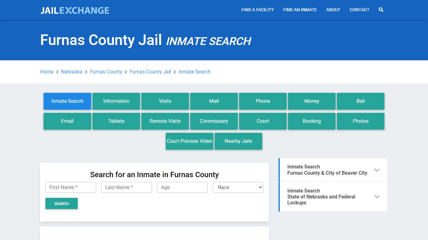 Furnas County Jail, NE Inmate Search: Roster & Mugshots